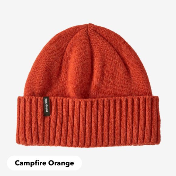 Patagonia Other - Campfire Orange 100% Fisherman Watchman Stocking Cap BRODEO BEANIE - ExcellentUC